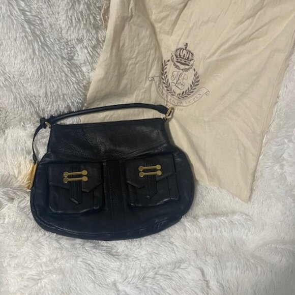Ralph Lauren Beautiful Black Purse NEW/no tag - Picture 1 of 12